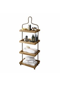 LOBERON - Etagere Lasse braun/schwarz serieEtagere1 - braun/schwarz