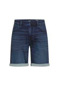 camel active - fleXXXactive® Jeans Shorts aus Baumwollmix - Bleichblau