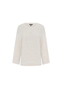 olsen - Pullover mit 3/4-Ärmeln - Almond Beige Melange