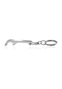 normani® - Aluminium Flaschenöffner mit Schlüsselanhänger - Silber