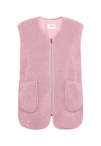 CARTOON - Kunstfellweste, V-Ausschnitt, für Damen - 1035 LUCENT WHITE
