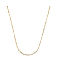 elli. PREMIUM - Halskette Singapur Kette Gelbgold 333 Made In Germany - Gold