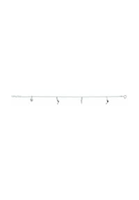 Adelia's - Damen 925 Silber Erbs Fußkettchen 25 cm Ø 2,5 mm - silber