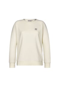 naketano - Sweatshirt, Rippbündchen, für Damen - BEIGE MELANGE