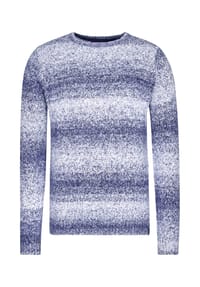 PADDOCK'S® - Regular Fit Two Tone Strickpullover - dark blue stripe