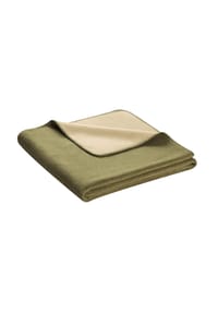 Biederlack® - Wohndecke - Melange Doubleface Zierstich, Baumwollmischung - ANTHRAZITE