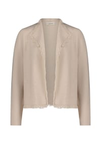 CARTOON - Strick-Cardigan mit Fransen - Beige
