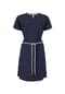 ROADSIGN® australia Damen Kleid Modern Edge leichte Tunika mit Gürtel & maritimem Streifenmuster Bild 1