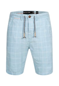 INDICODE - Shorts Leinen Corvallis - Blue Wave