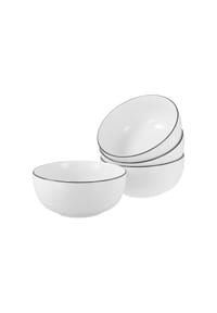 CreaTable - AllRound Black Line Poke Bowl 4-tlg - Black Line