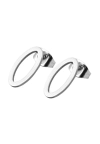 Adelia's Heart Collection - Halskette mit Anhänger – Herz aus Edelstahl - silber