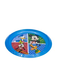 Disney - Disney Mickey Mouse Kinderteller – Bruchsicherer Essteller für Kinder - Blau 21,5x21,5x2 cm