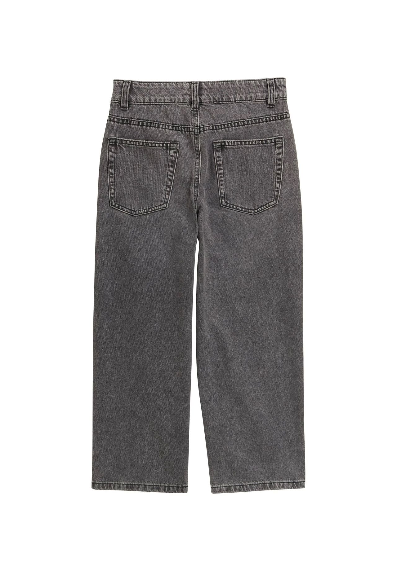 Tom Tailor Jeanshose, Baggy-Fit, 5-Pocket, FüR Kinder, Grau, 146