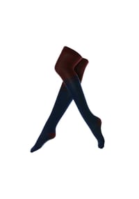 MUNADUNA - Yoga & Pilates Overknee Zehensocken Zehensocken,Baumwolle,Anti-Rutsch - Orange
