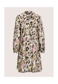MADELEINE - Fließendes Design mit Animal-Print - schwarz / malve / multicolor