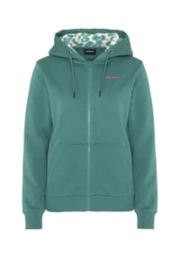 CHIEMSEE - Sweatjacke mit kontrastfarbenem Kapuzen-Innenfutter - 13-0905 Birch