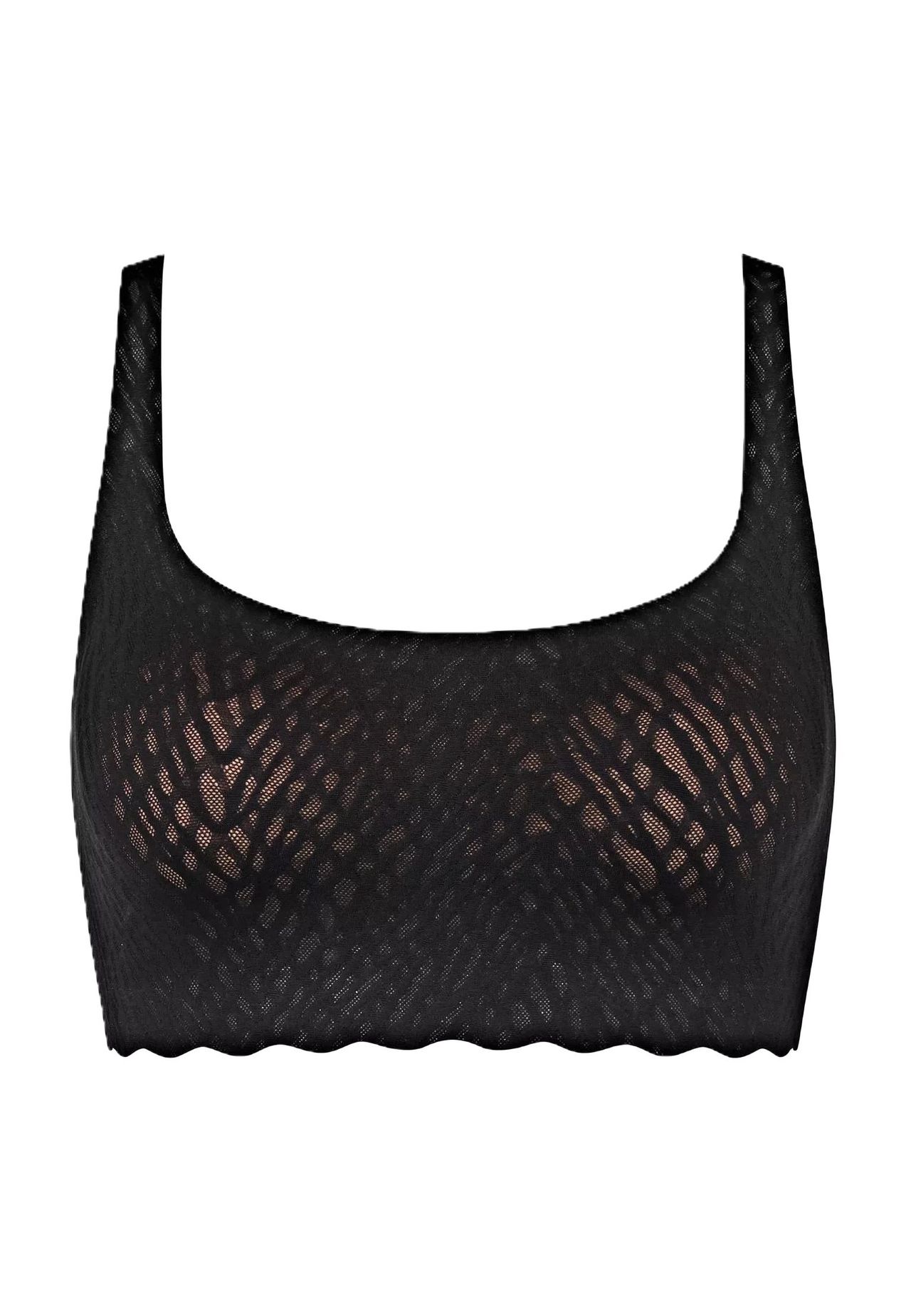 Sloggi Damen Schwarz Bh Zero Feel Bliss Top Large - Bild 6