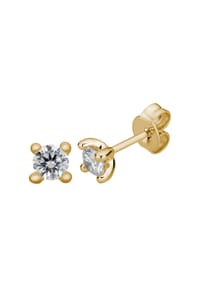 LYOMI - Ohrstecker 585/- Gold 2 Diamant Lab Grown 0,50ct. - gelb