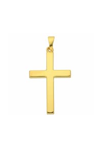 Adelia's - Adelia's Kreuzanhänger 333 Gold ( 8K ) – Goldanhänger Kreuz - gold