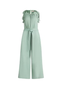 Vera Mont - Jumpsuit mit Volant - Blue Stone