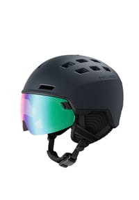 HEAD® - Wintersporthelm Radar Photo Skihelm mit Visier Black - schwarz