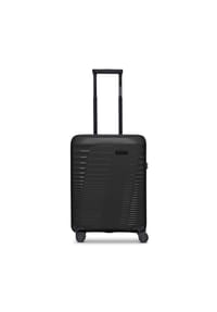 FARMHOOD Eco Edition - Eco Edition 4 Rollen Kabinentrolley 55 cm mit Dehnfalte - black