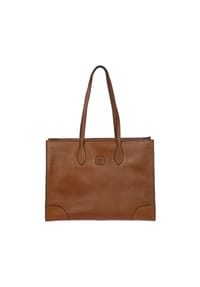 BRIC'S Volterra - Volterra Shopper Tasche M Leder 40.5 cm Laptopfach - tobacco