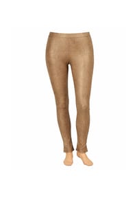 CAROLIN RICK - Stretchhose mit Gamasche - Braun