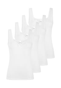Speidel. - Unterhemd / Top 4er Pack Basic - Weiß