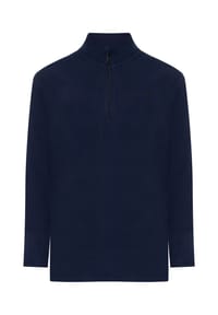 GLOBETROTTER - Sweatshirt Outdoor, Troyer, für Herren - PEACOAT 19-3920TCX