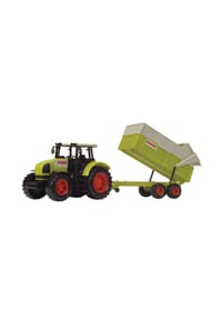DICKIE TOYS - Farm Traktor mit Kipper "Claas Ares Set" - HELLGRÜN