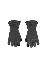 LERROS - Handschuhe mit Strickstruktur aus Baumwollmix - BASALT GREY