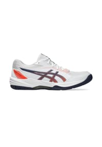 asics - Hallensportschuhe "Gel-Task 4", atmungsaktiv, dämpfend, für Herren - 101 WHITE/INDIGO FOG
