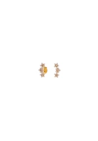 ARTE NOVA - Ohrringe Three Flowers I - Gold