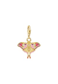 Thomas Sabo - Charm-Anhänger bunter Nachtfalter - gold, bunt