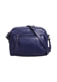 Samantha Look - Umhängetasche Echt Leder - blau