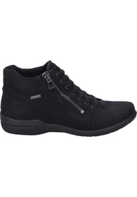 Seibel - Schnürstiefeletten "Helen 50", Keilabsatz, Emblem, für Damen - 100 SCHWARZ