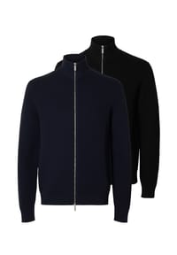SELECTED - Strickjacke 2er Pack Dane - Schwarz