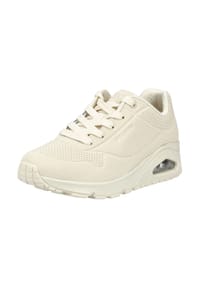 SKECHERS® - Lederimitat Sneaker - Weiß