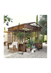 LOBERON - Pavillon Essone antikbraun - 