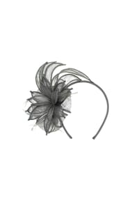 SEEBERGER - Sinamay Faszintor  mit Federn 55628-0 - pinie