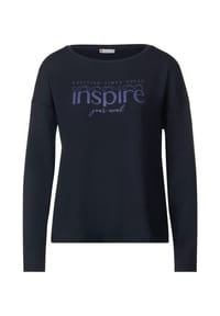 Street One - Langarmshirt - deep blue