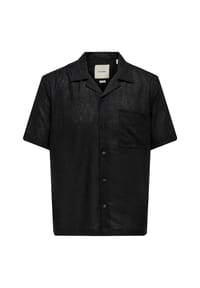 ONLY & SONS - Hemd Laurence Kurzarmhemd - hellbraun