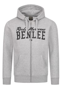 BENLEE™ - Herren Kapuzensweatjacke mit Reißverschluss normale Passform VITALINO - Black/Red