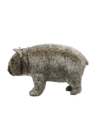 HANSA Creation - Kuscheltier "Wombat", 22cm - GRAU