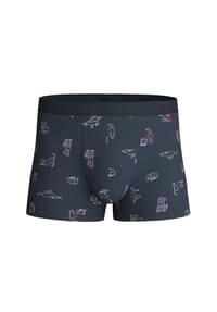 CALIDA - Herren New Boxer mit Softgummibund Family & Friends - ink blue