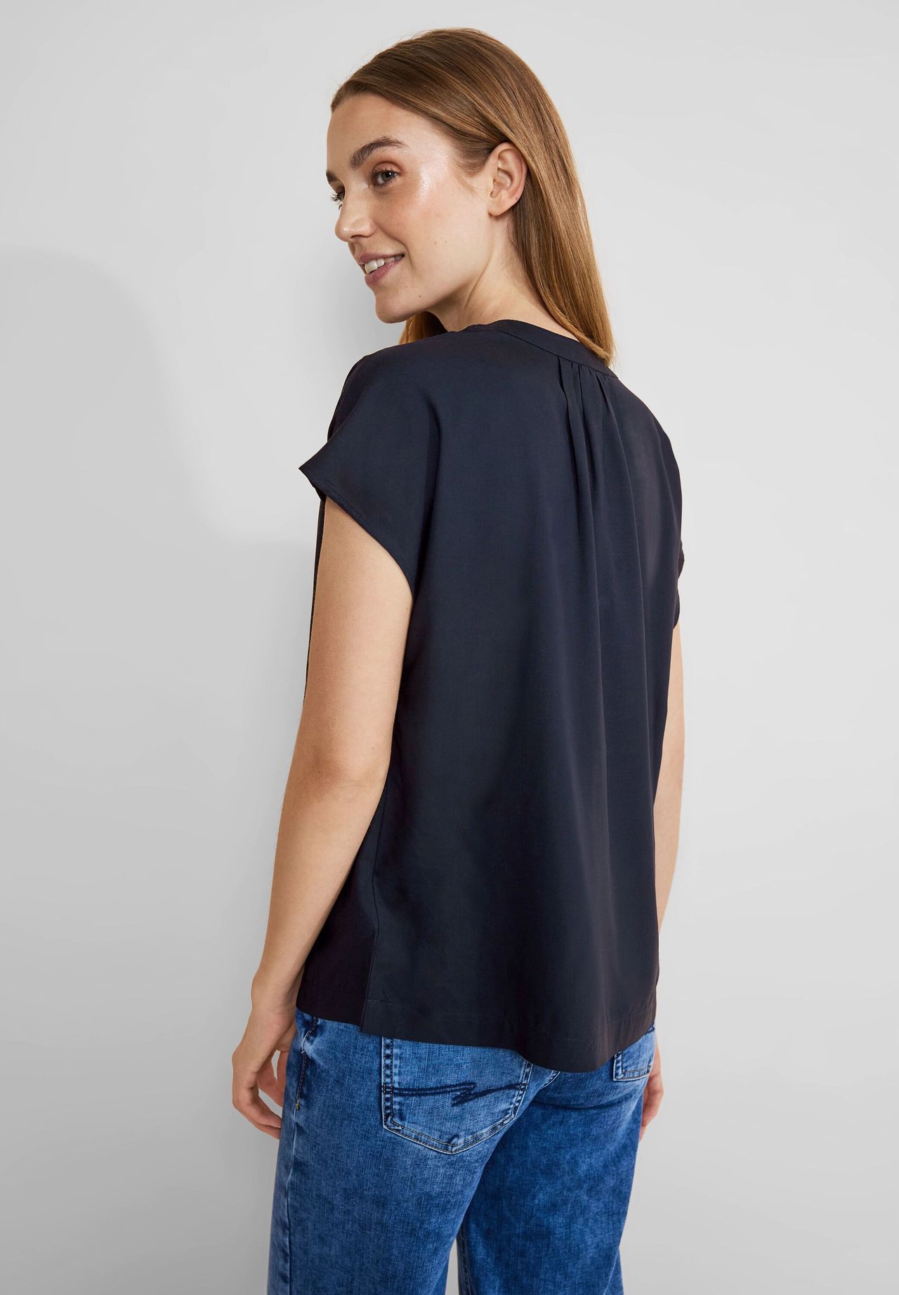 Street One Shirtbluse, Split-Neck, für Damen | GALERIA 