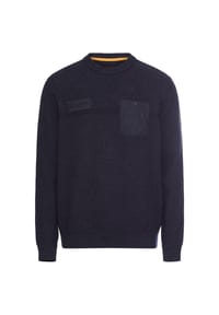 camel active - Strickpullover mit Brusttasche - Blattgrün