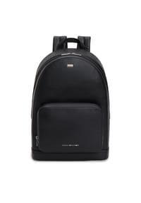 TOMMY HILFIGER TH CENTRAL - Daypack, Kunstleder, Laptopfach - BDS BLACK