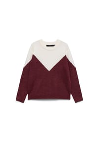 VERO MODA® - Strickpullover 2026-4, Rundhals, für Damen - 222913034 BIRCH